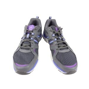 Ryka Revenant Wom 9.5 Grey Purple Walking Shoes Stability‎ Arch Support RE-ZORB